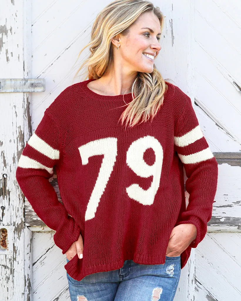 CUSTOMIZABLE NUMBER JERSEY CREW LIGHTWEIGHT