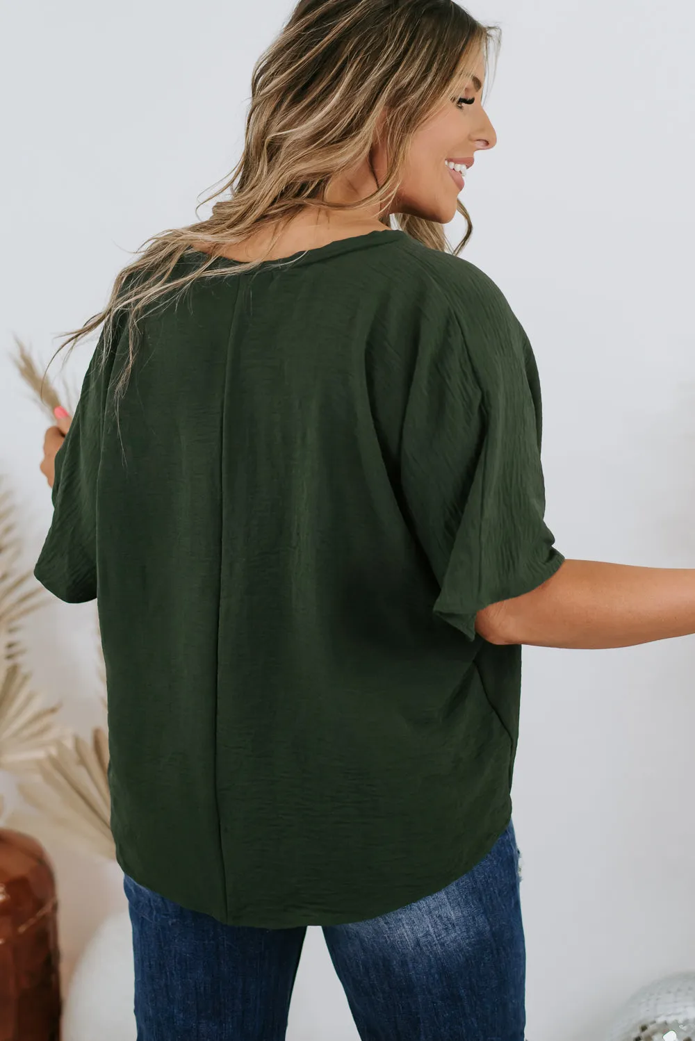 Daytime Lightweight Top, Olive