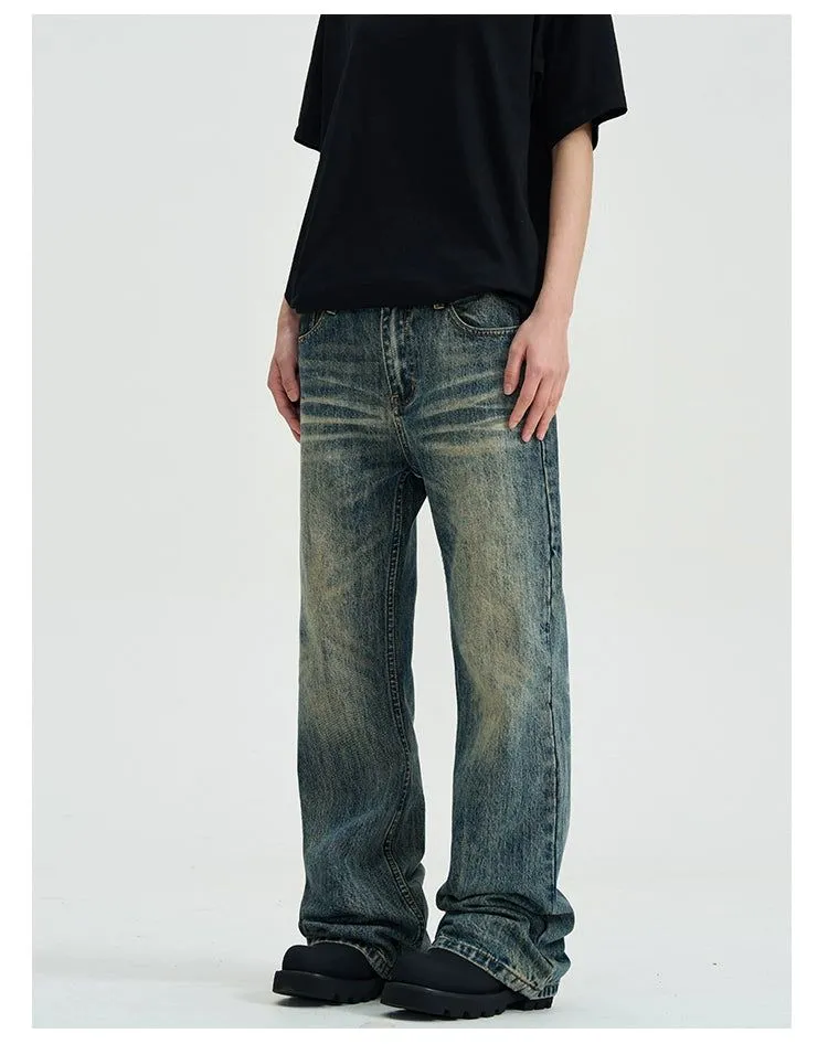 Distressed Cat Whisker Jeans