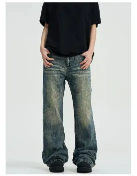 Distressed Cat Whisker Jeans