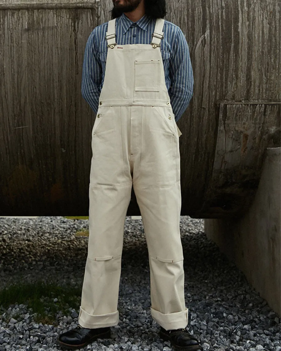 Double Front Cotton Duck Dungarees