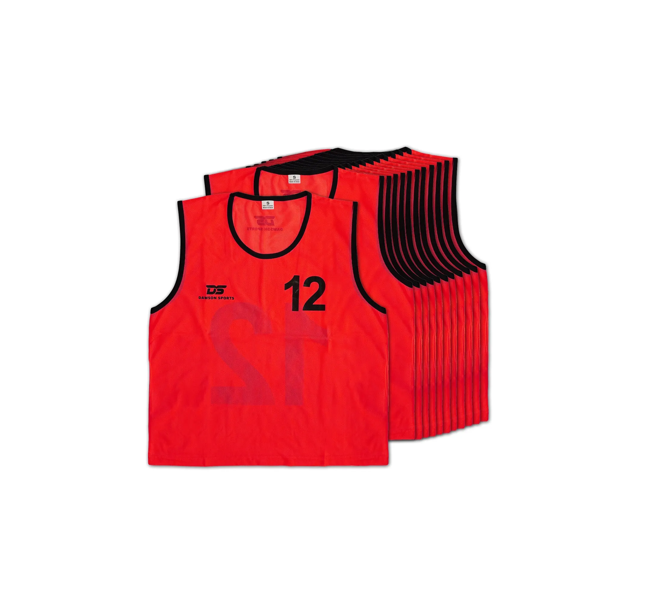 DS Numbered Mesh Bibs (Set of 12)