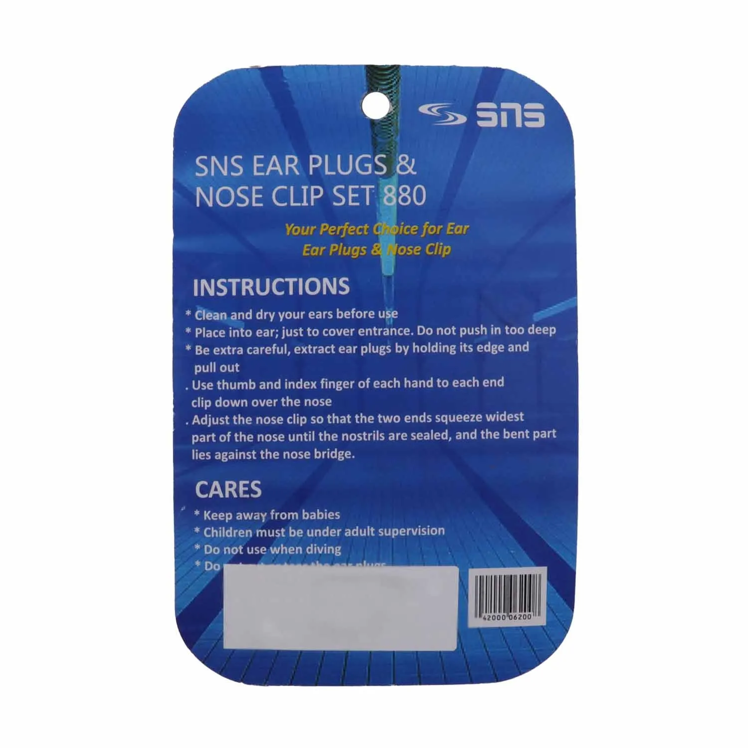 Ear Plug & Nose Clip Set