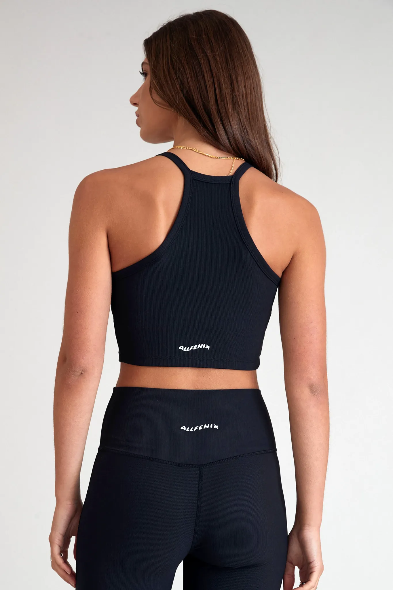 EcoRib Strap Racer Crop