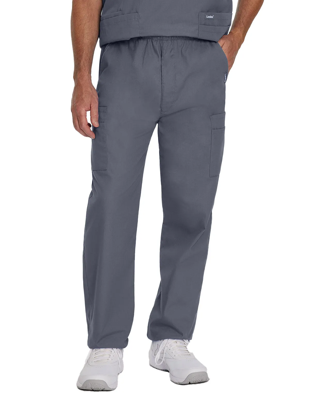 Essentials - Men's Straight-Leg Cargo Scrub Pants [3]