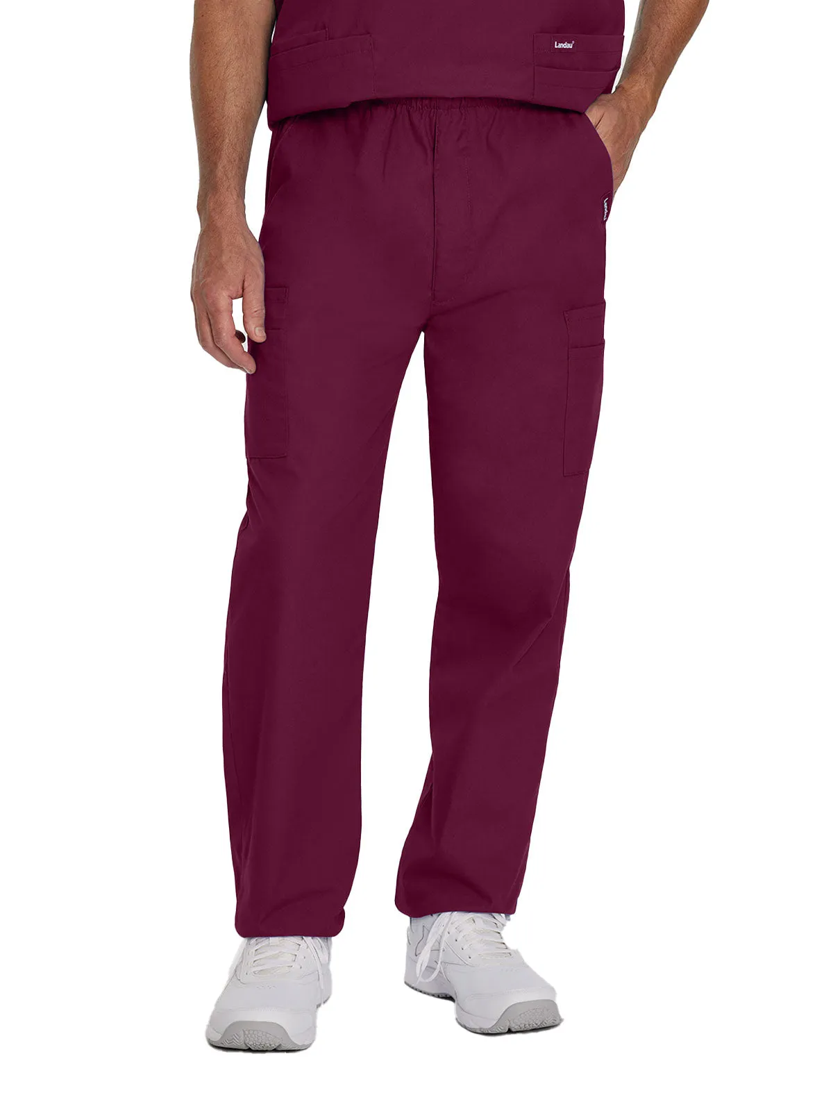 Essentials - Men's Straight-Leg Cargo Scrub Pants [3]