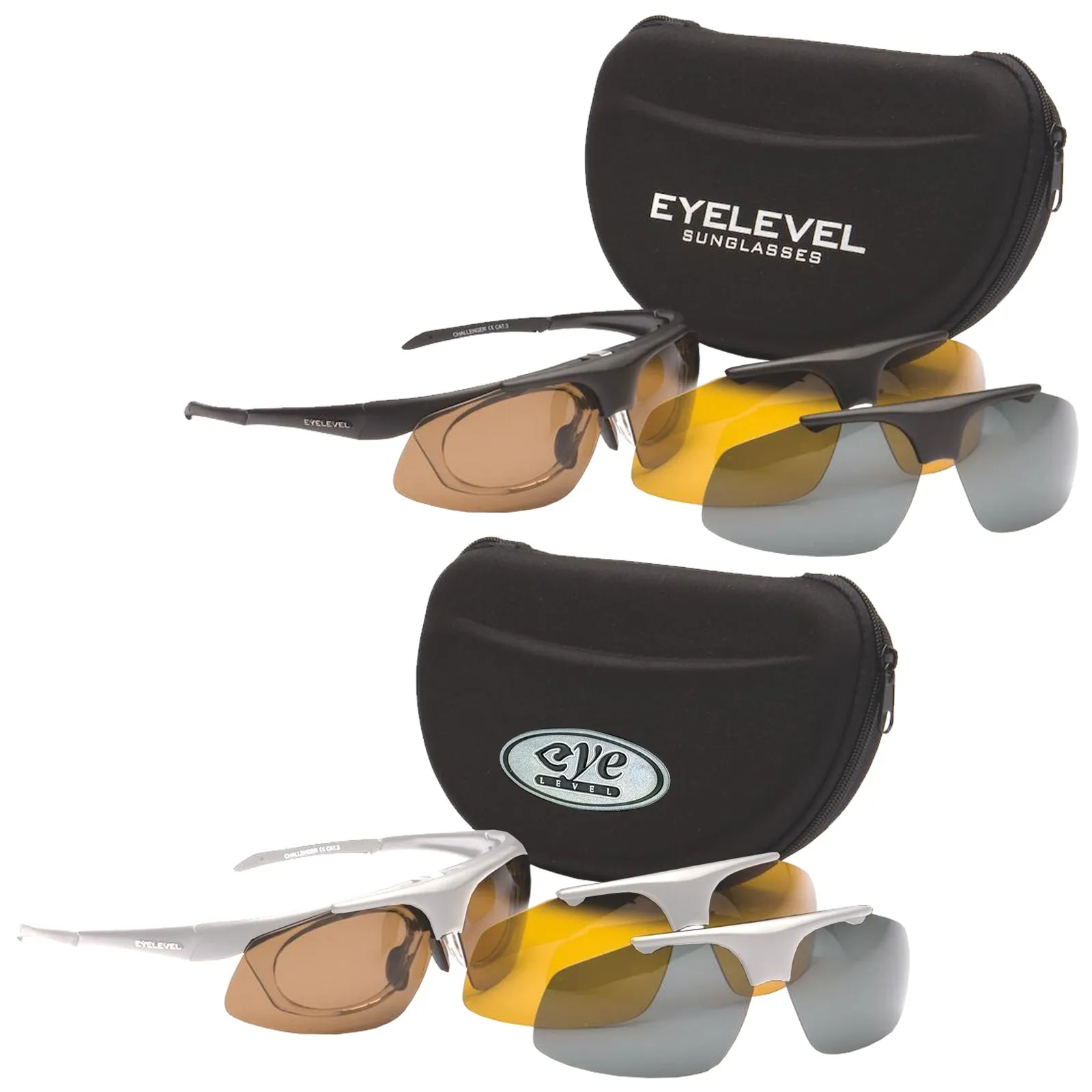 Eyelevel Challenger Polarized Shooting Glasses (3 Lenses)