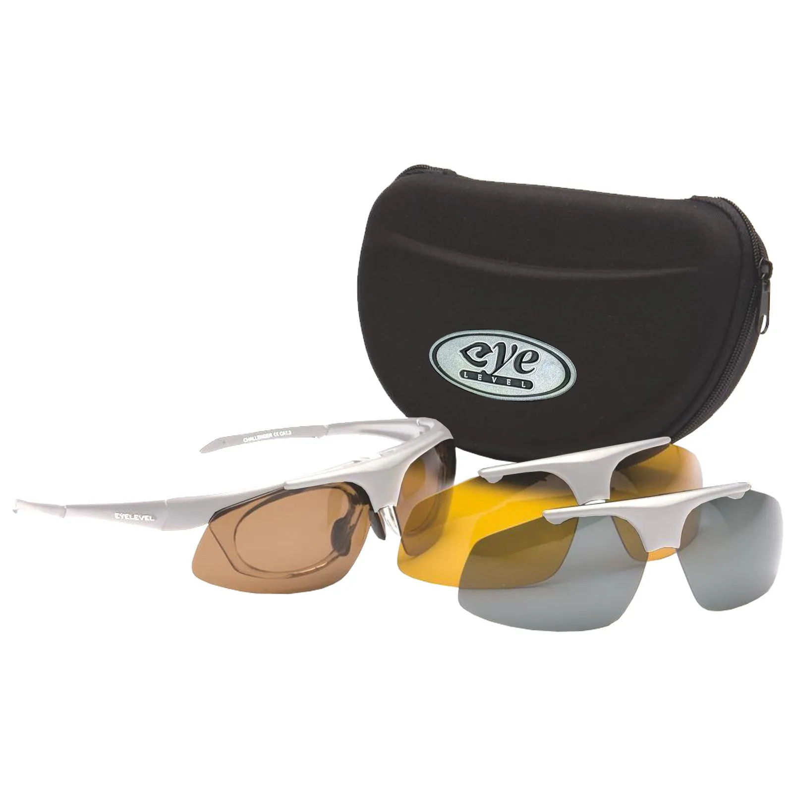 Eyelevel Challenger Polarized Shooting Glasses (3 Lenses)