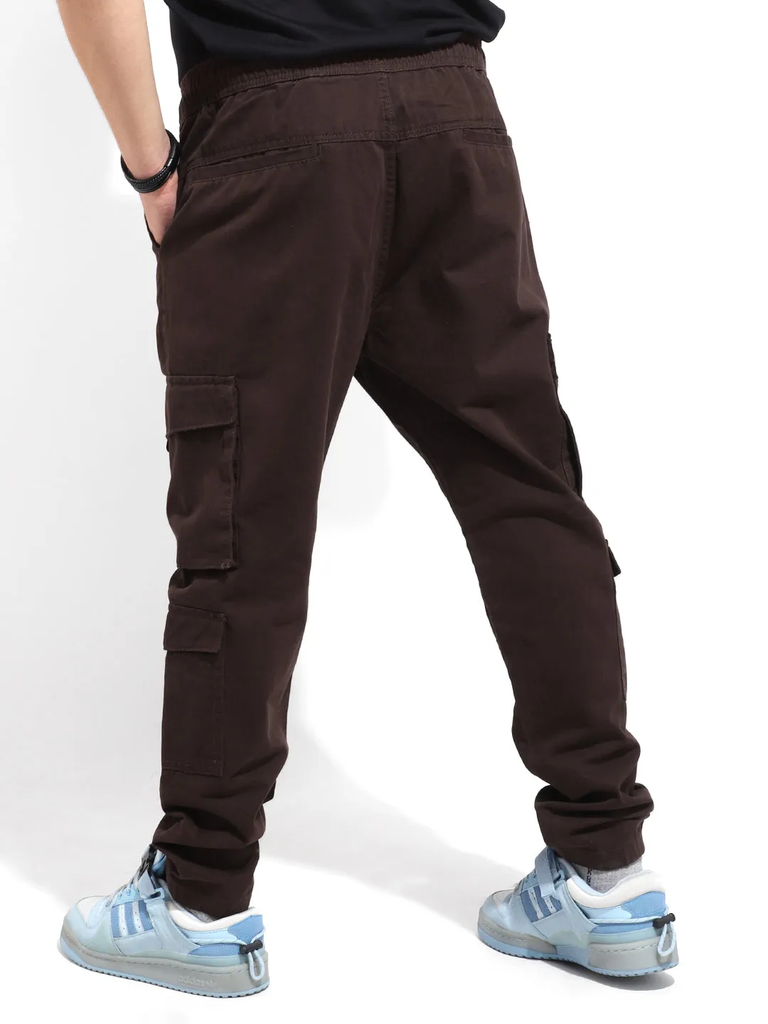 Fantacy Coffee 8 Pocket Baggy Fit Denim Cargo