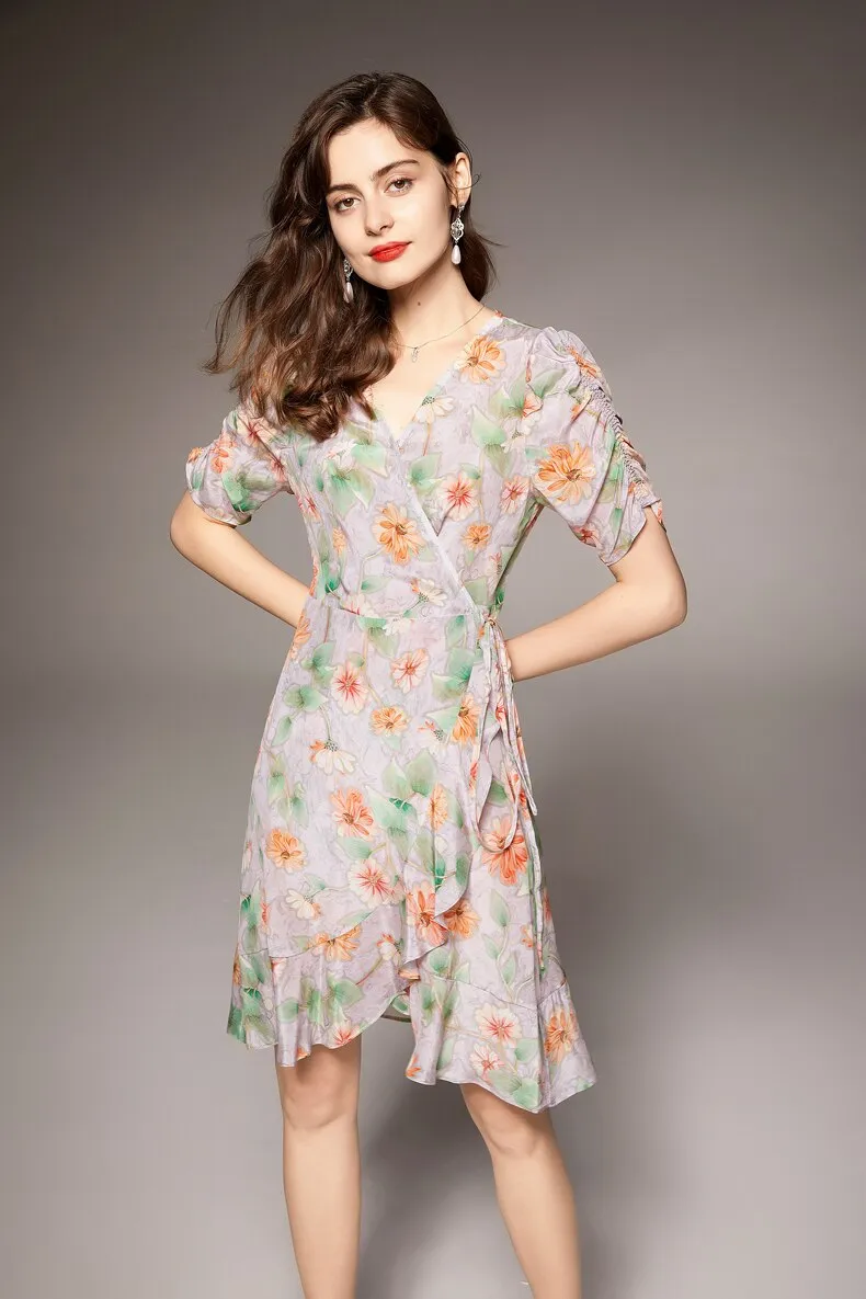 FashionSierra - 100% Natural Silk Women's Dresses