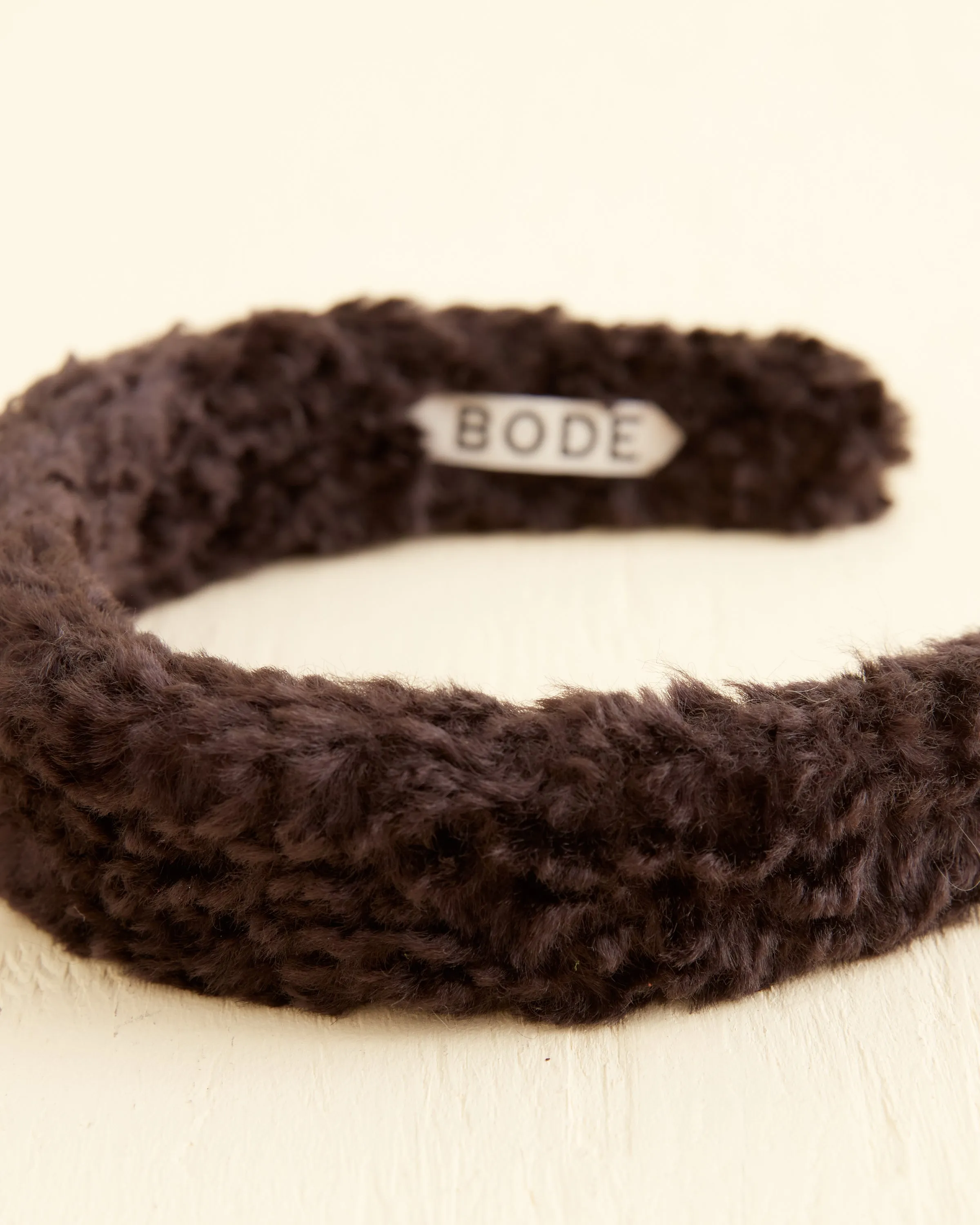 Faux Fur Headband - Black