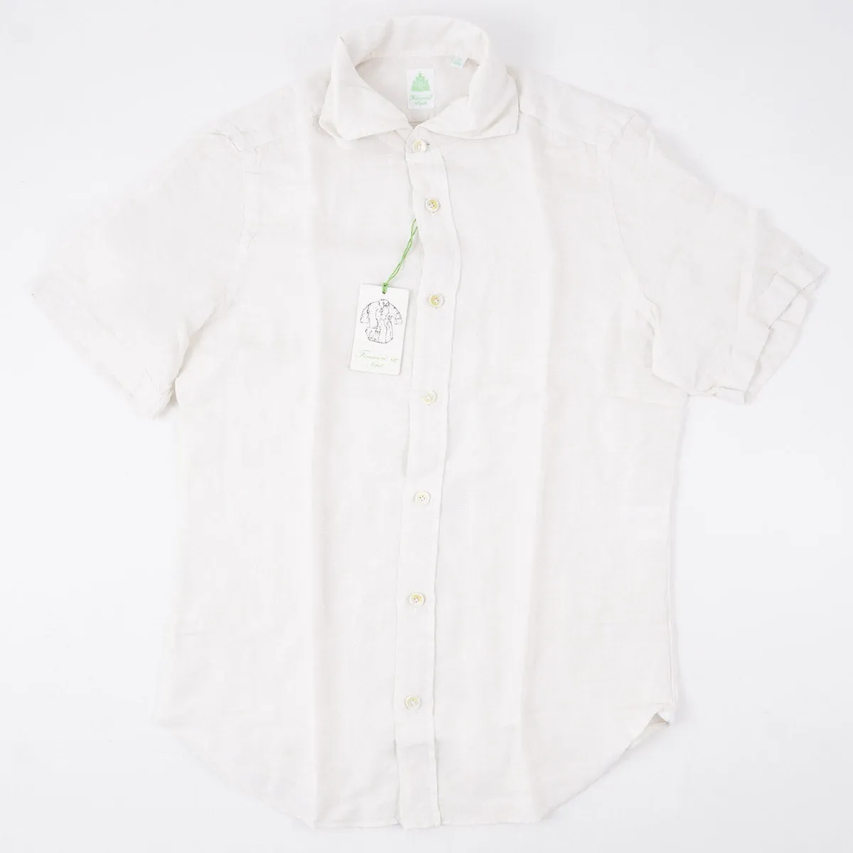 Finamore Slim-Fit Lightweight Linen Shirt