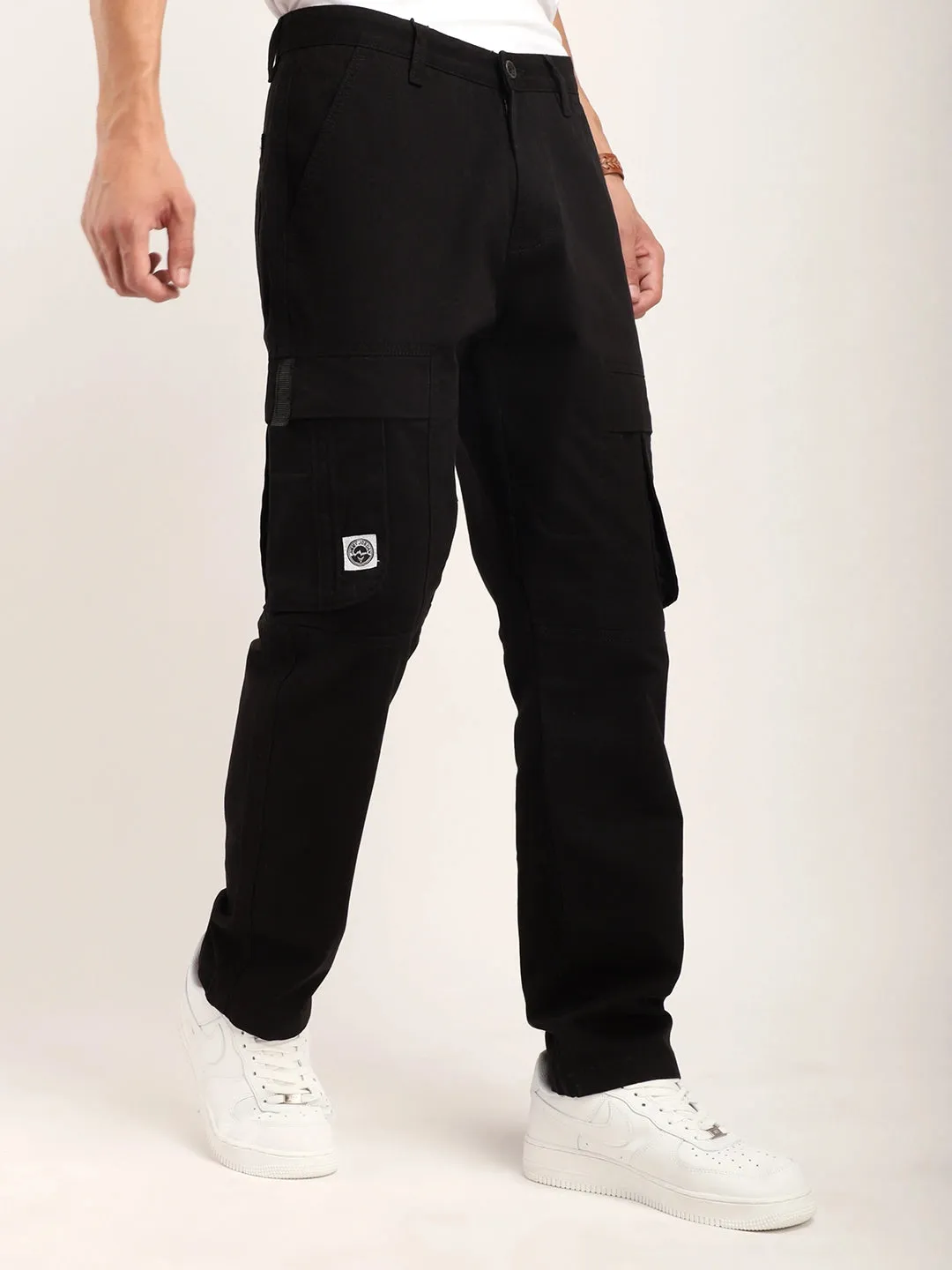 Guni Black Denim Cargo