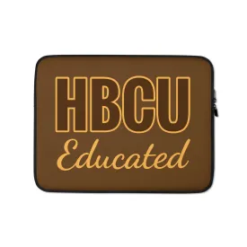 HBCU Educated Brown/Gold Laptop Sleeve