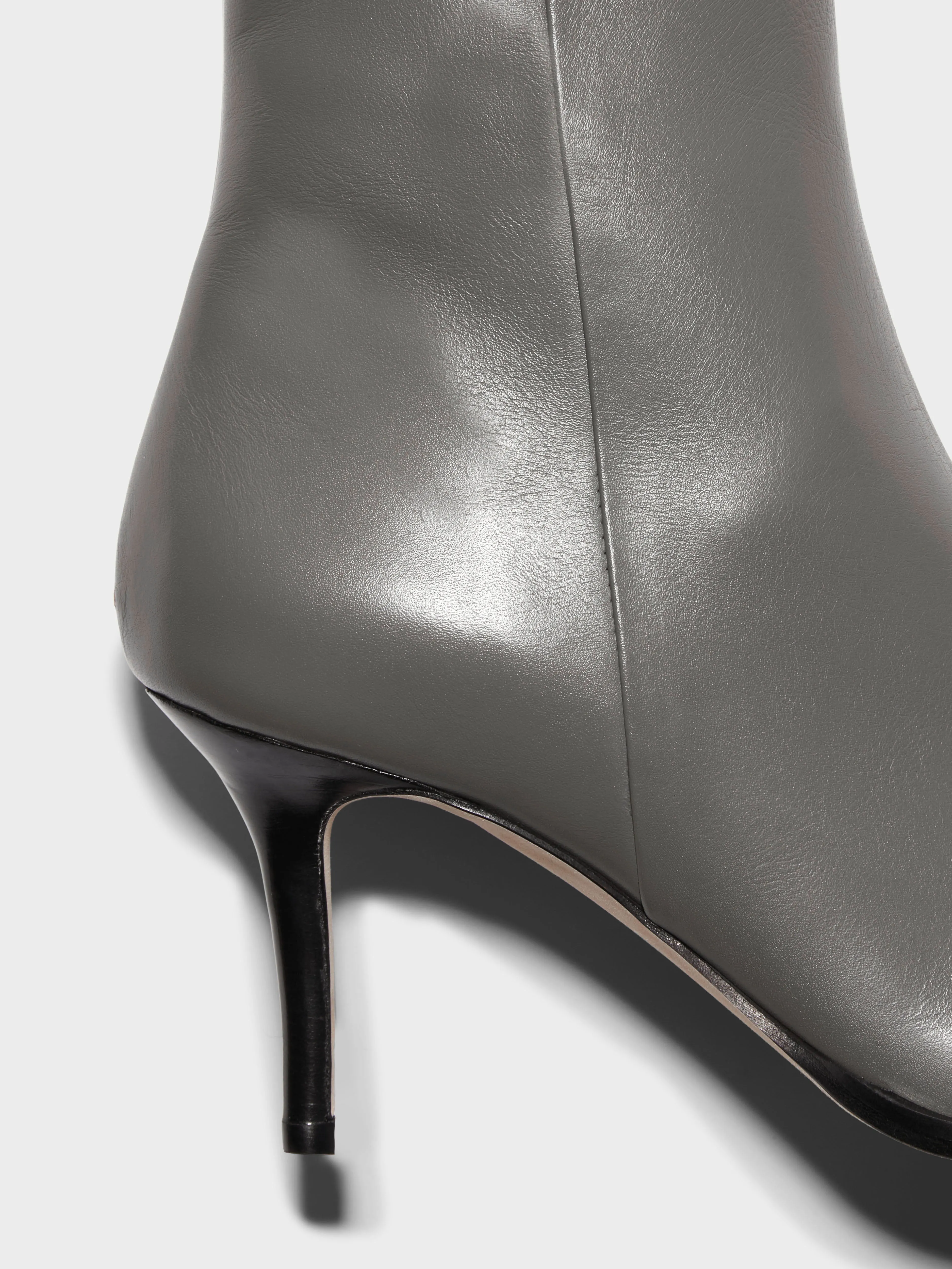 Hexi Leather Ankle Boots