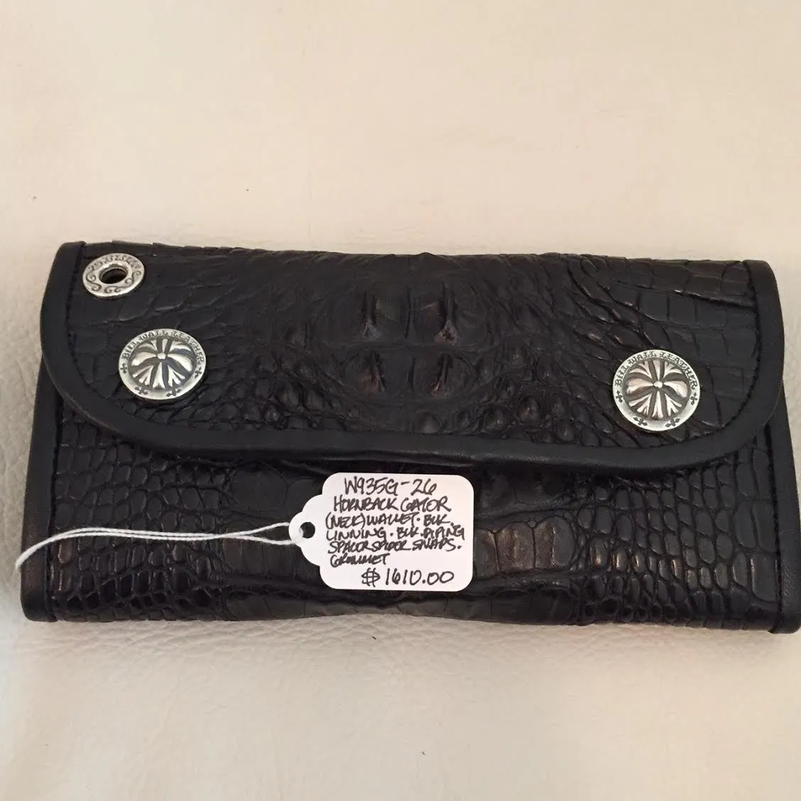 Hornback Gator Large Currency Wallet