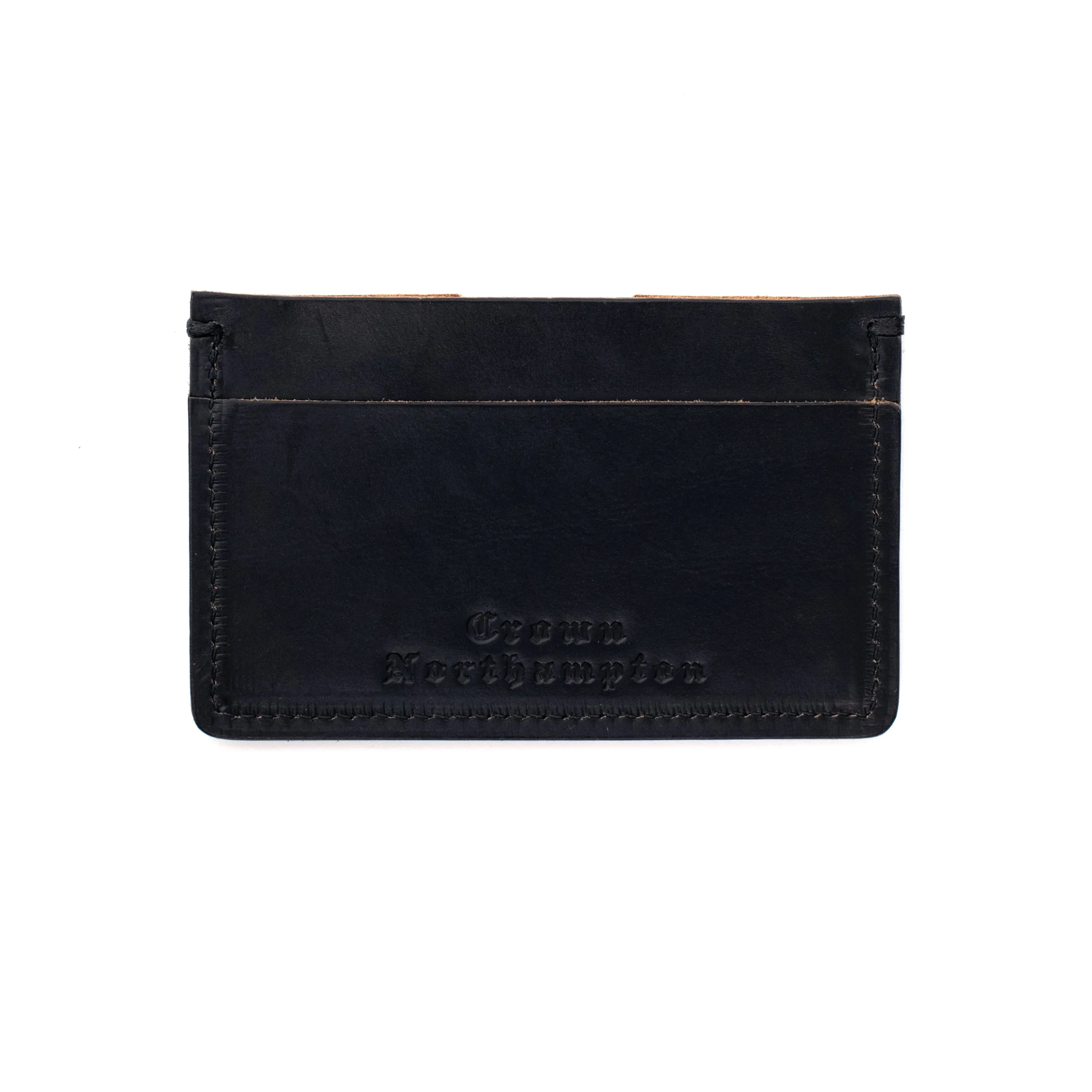 Houghton Card Holder - Black Horween Chromexcel