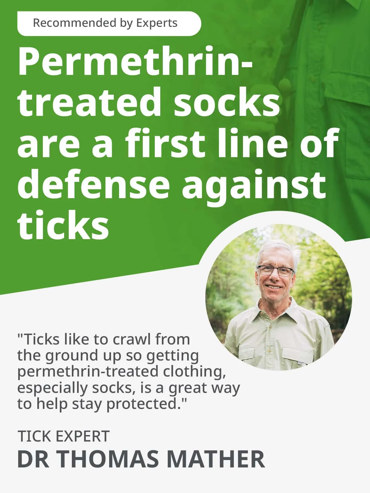 Insect Shield Lightweight Hiker Socks