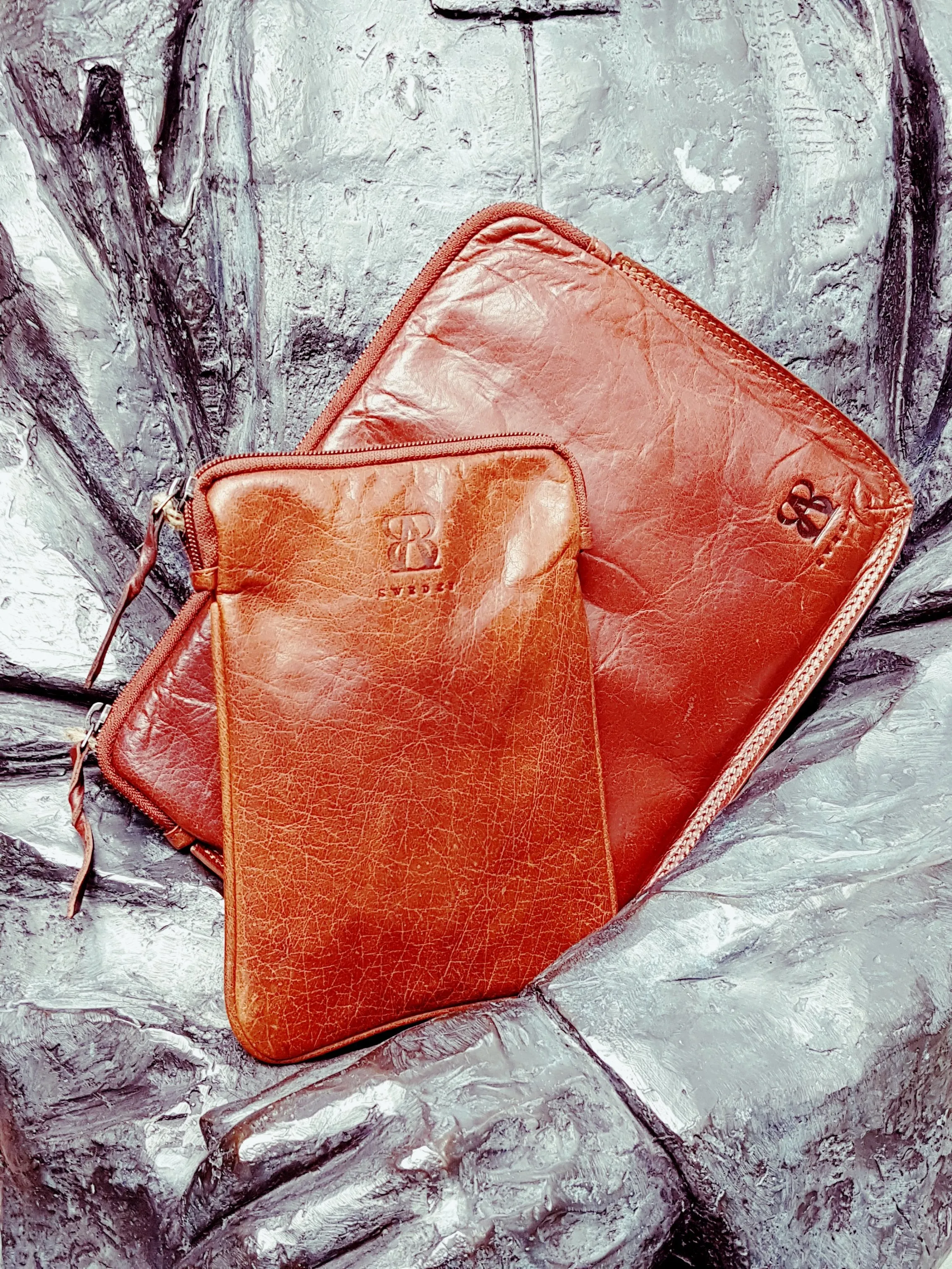 Ipad Bag | Brown | Waxed Buffalo Leather