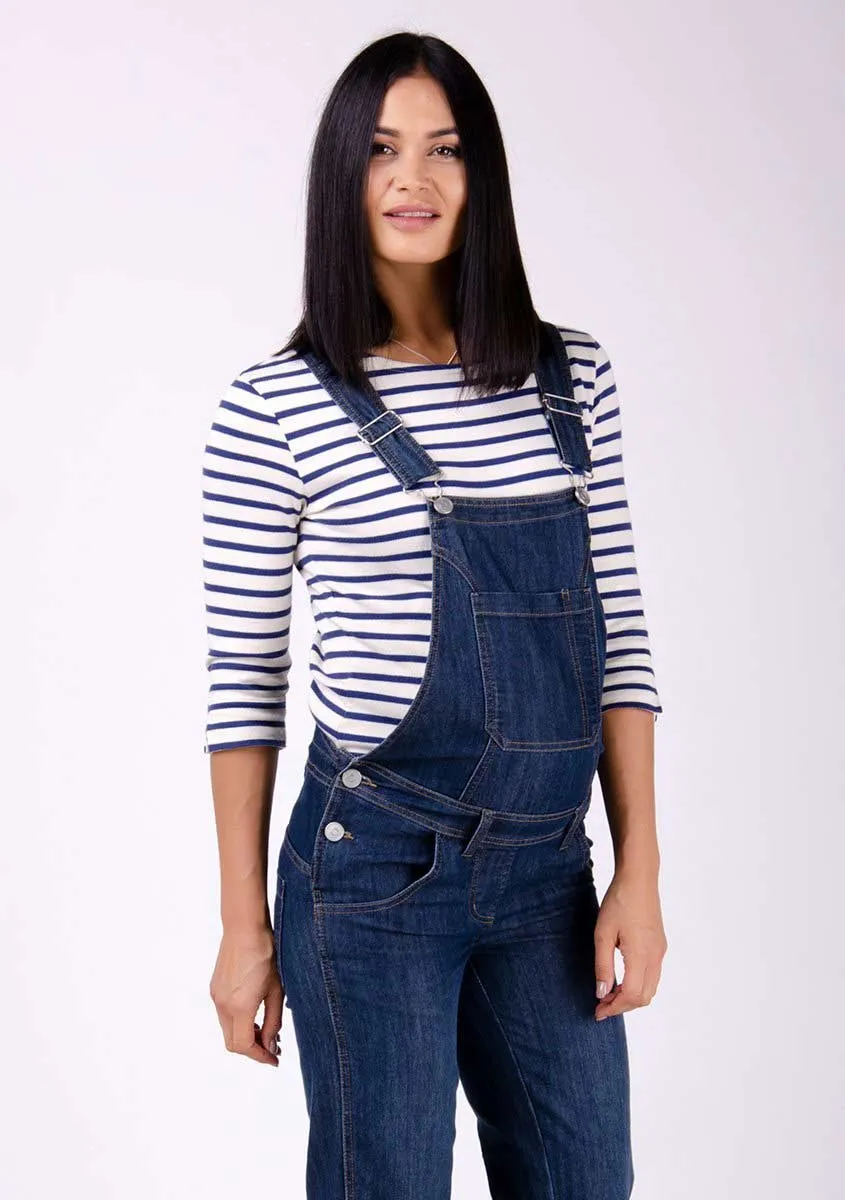 IVY Denim Maternity Dungarees - Blue