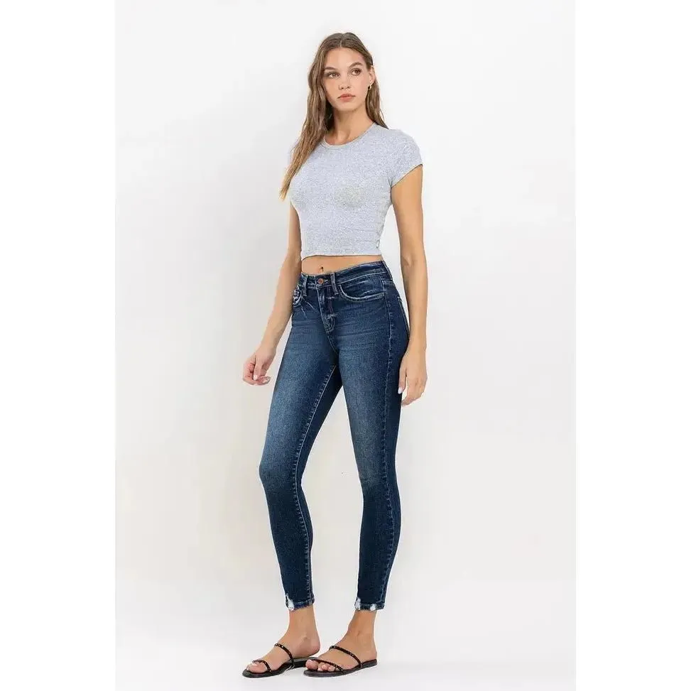 Jessica Distressed Ankle Skinny Jean