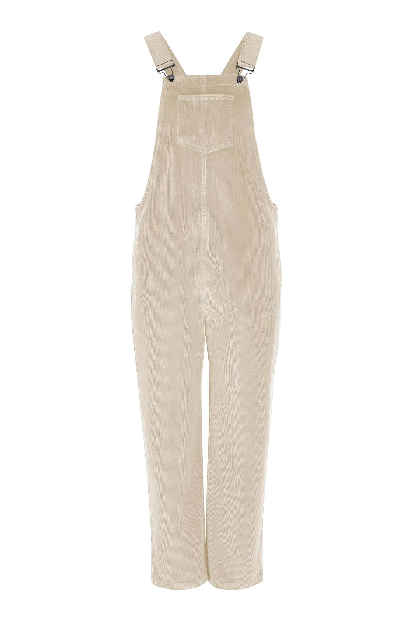 JOY - Organic Cord Dungaree Winter White