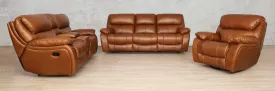 Kuta  3 2 1 Leather Recliner Home Theatre Suite - Available on Special Order Plan Only