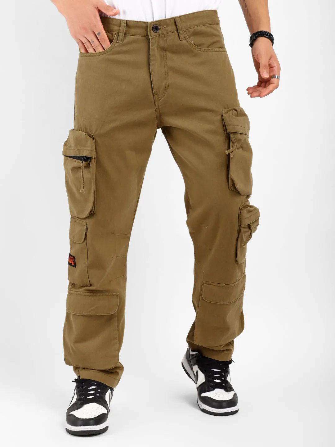 Kyubic Mustard Cargo Pants