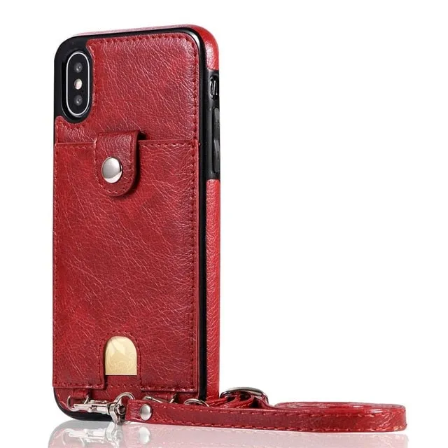 Leather Wallet For iPhone