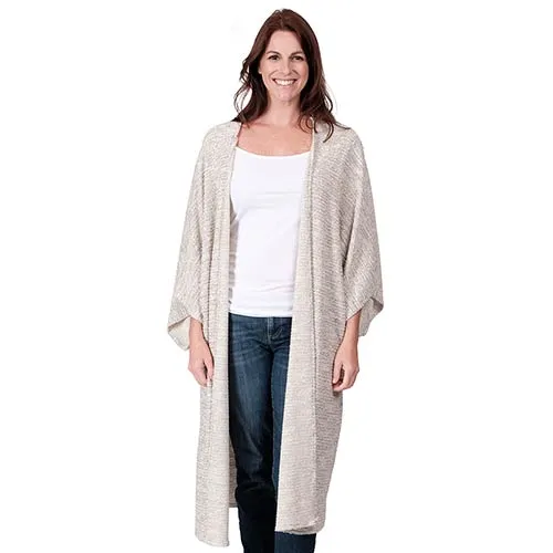 Lightweight Silky Knit Rayon Kimono Sweater