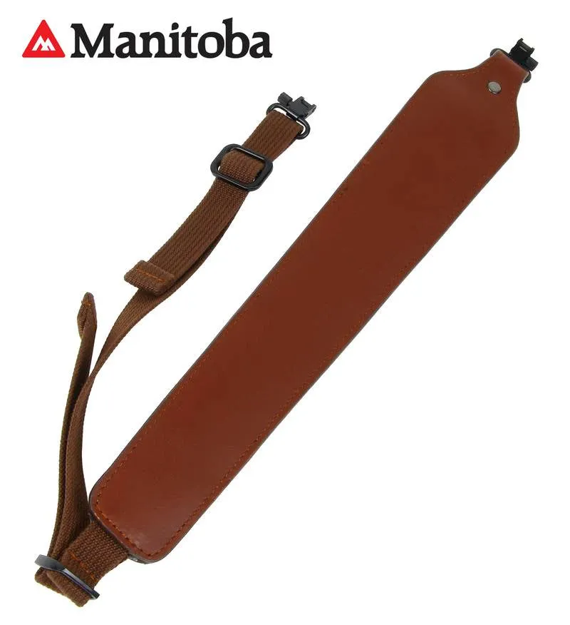 Manitoba Quik-Lock Leather Sling Wide - Brown