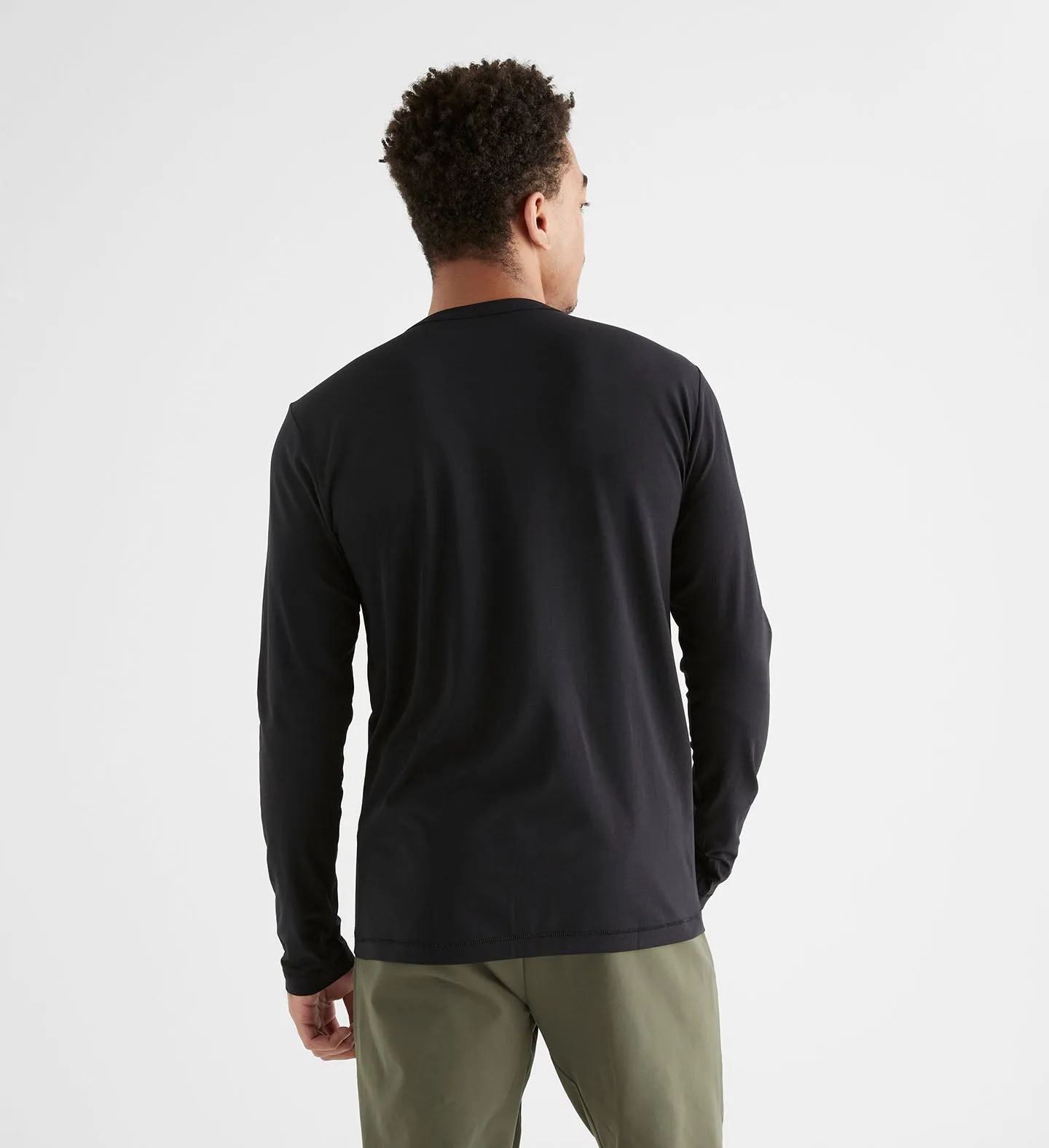 Men's Lightweight Long Sleeve Henley