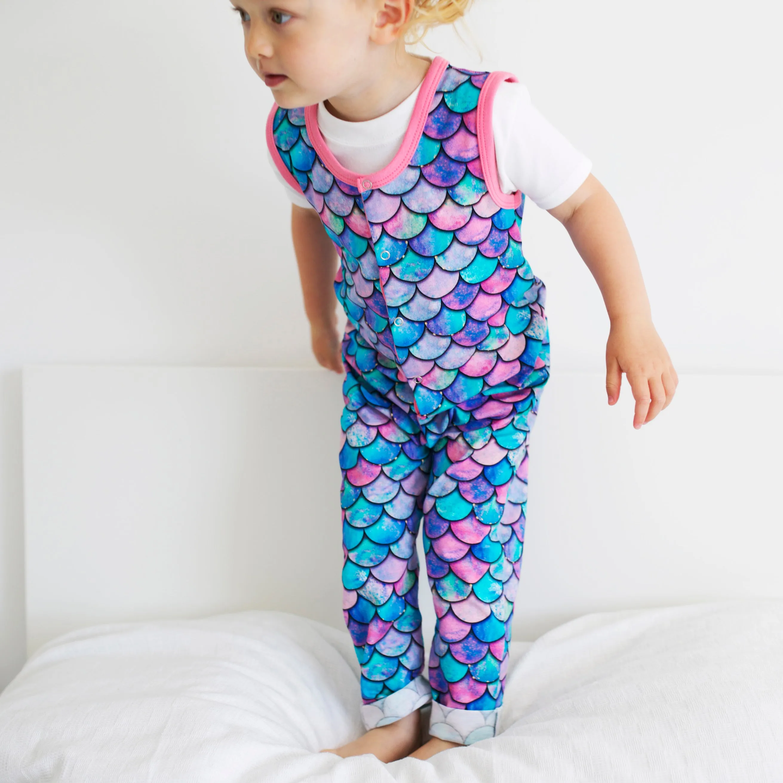 Mermaid Dungarees 1-6 Years