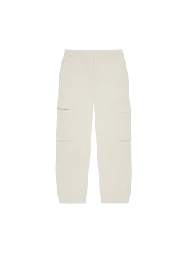 Organic Cotton Linen Cargo Pants—limestone