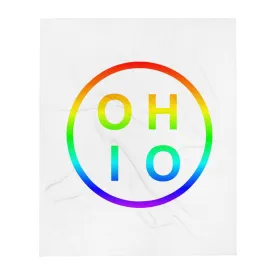 Pride Circle Ohio Throw Blanket