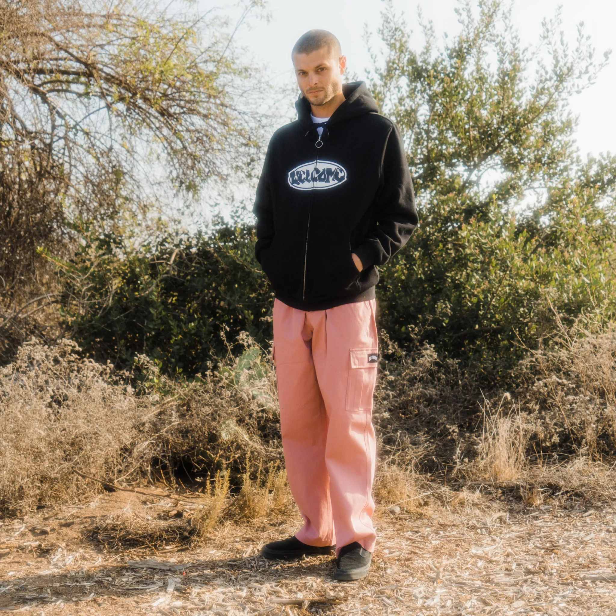 Principal Cargo Twill Pant - Rose