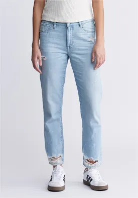 Relaxed Boyfriend Madison Women's Jeans in Distressed Vintage - BL15924