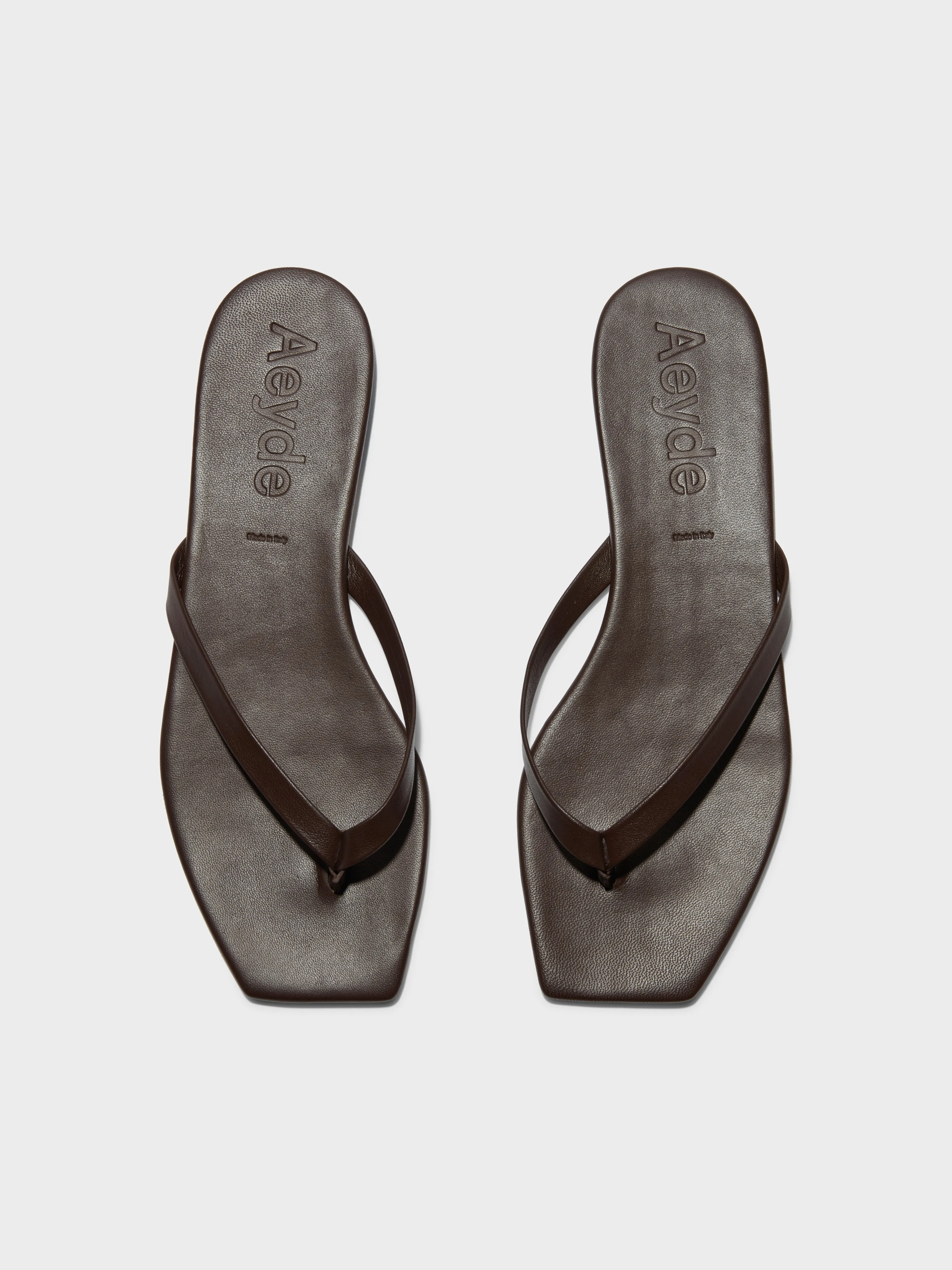 Renee Leather Toe-Post Sandals