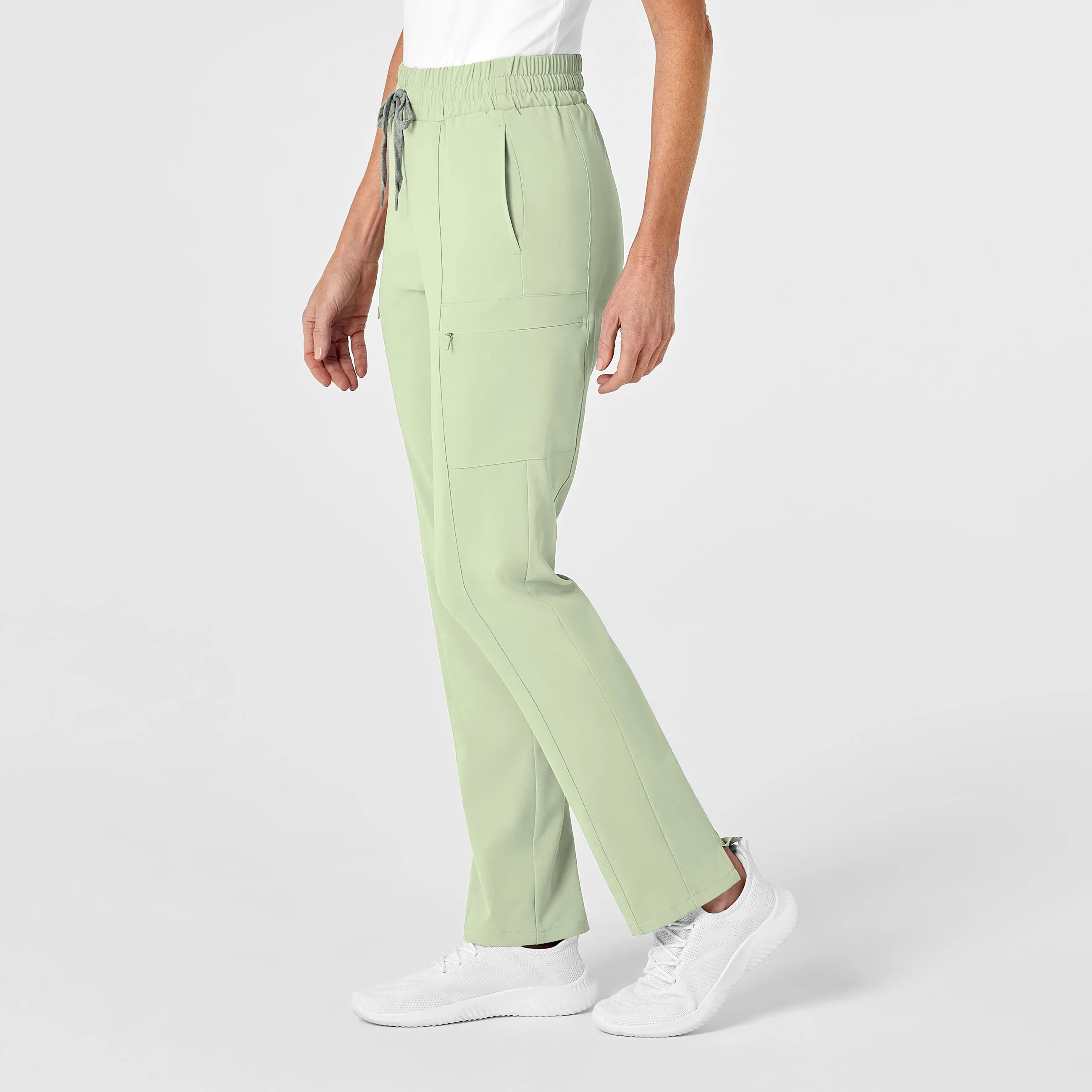 RENEW Women's High Waist Slim Leg Scrub Pant - Fresh Mint