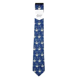 Roper & Brands Navy Western Silk Tie