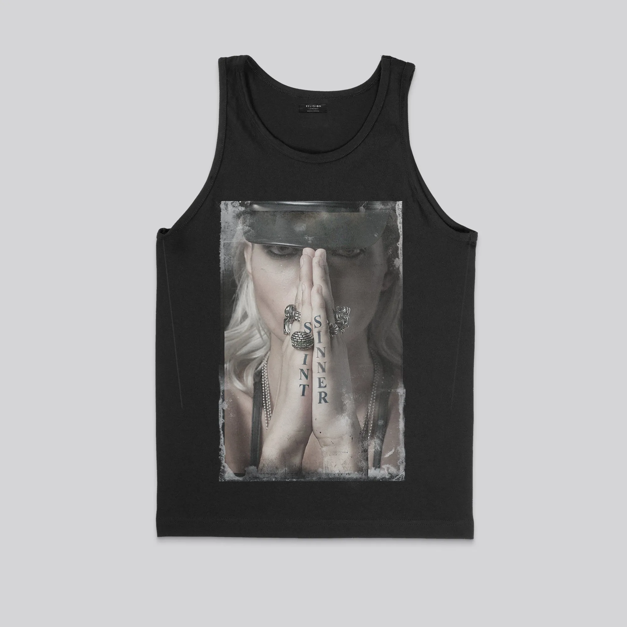 SAINT SINNER VEST BLACK