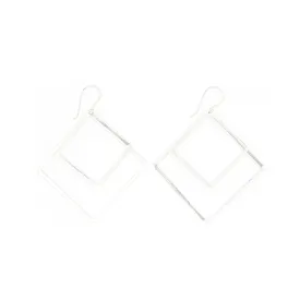 Shape Earrings: Double Diamond