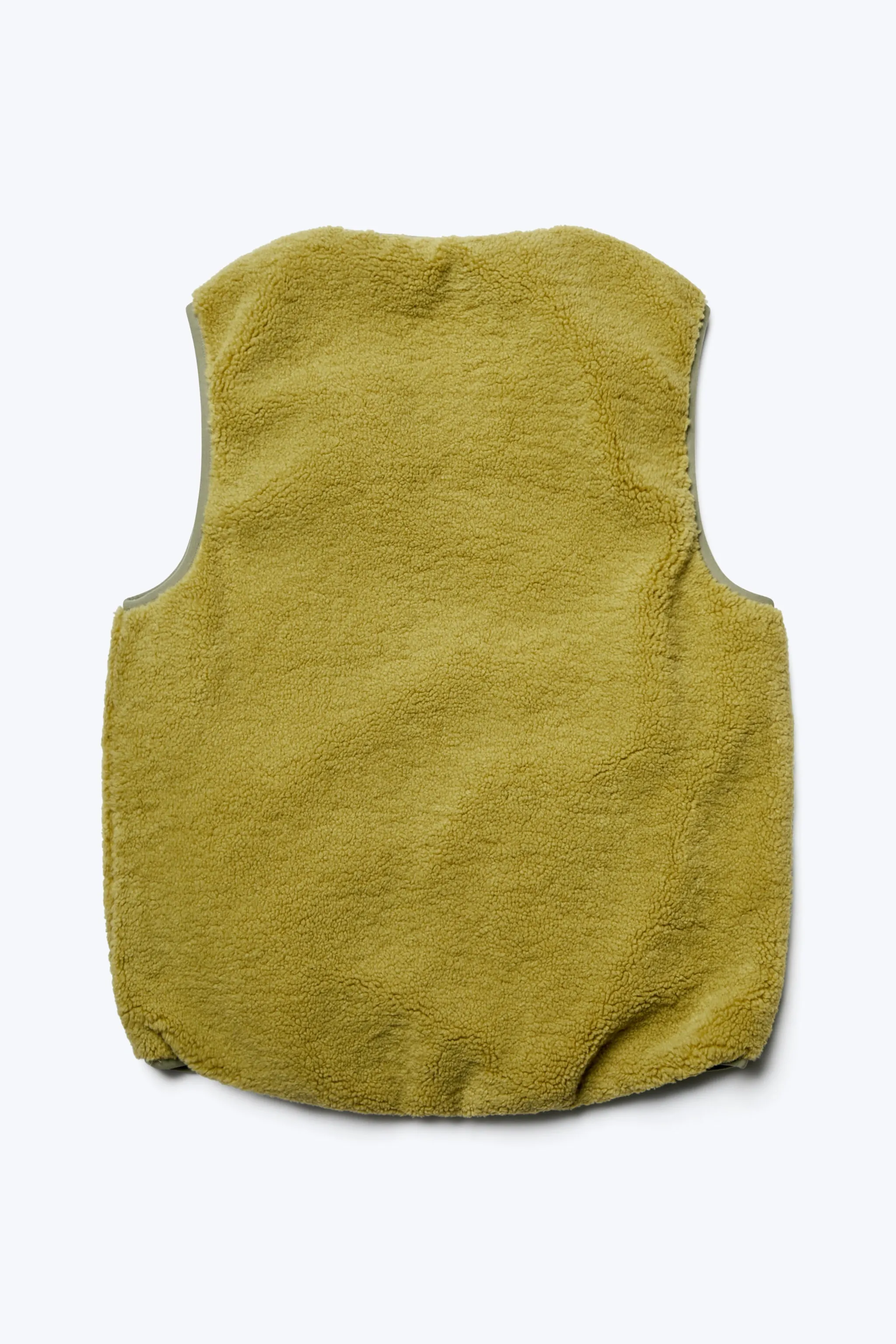 Site Shearling Vest Chartreuse / Sand