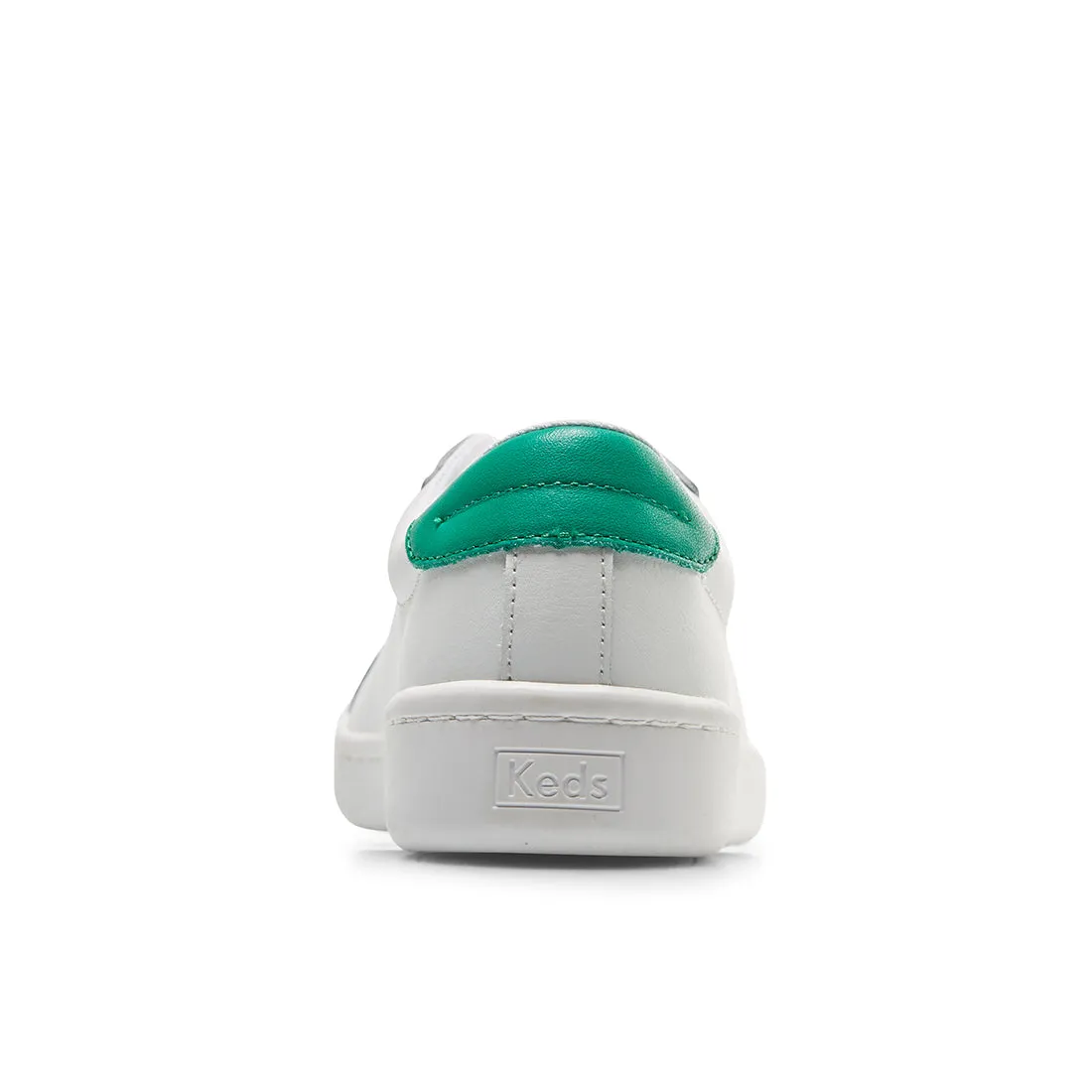 Women's Ace Leather Sneaker White/Green (WH66904)