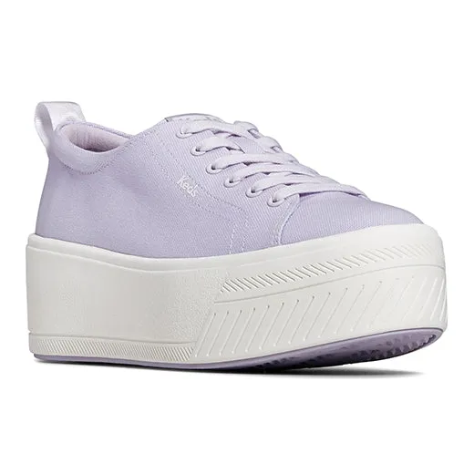 Women's Platform Skyler Canvas Sneaker Lilac (WF67928)