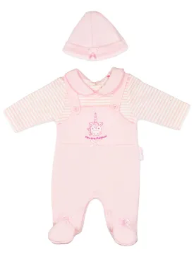 'You Are Magical' Unicorn Dungarees & Hat Set